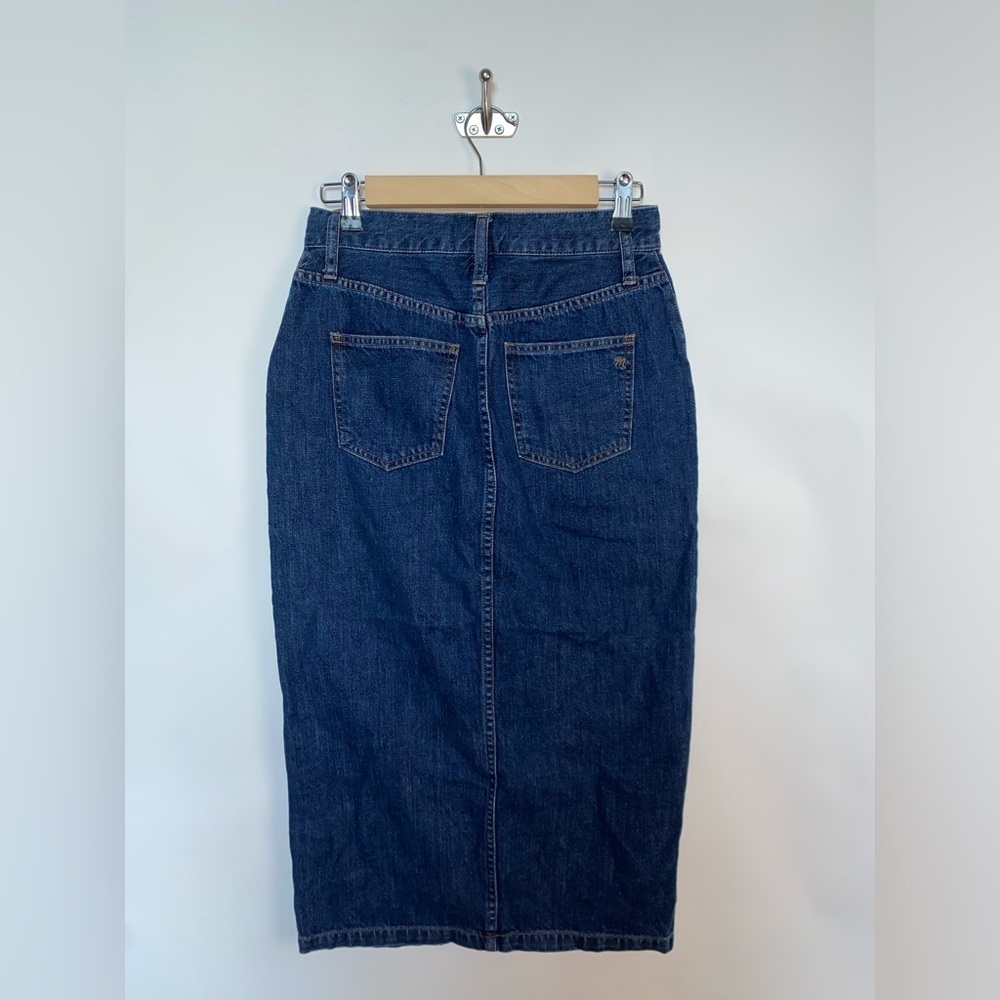 Madewell Blue Midi Skirt - Picture 8 of 14